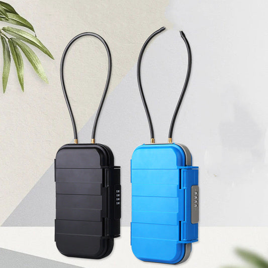 Fashionable Portable Lock Box – Detachable & Secure with Password